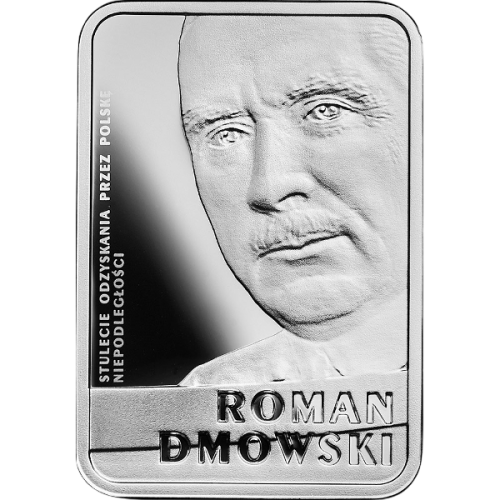 srebrna-moneta-stulecie-odzyskania-przez-polske-niepodleglosci-roman-dmowski-rewers