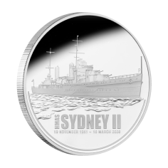 HMAS Sydney II 1oz Silver Proof Coin - 24h Shipping!