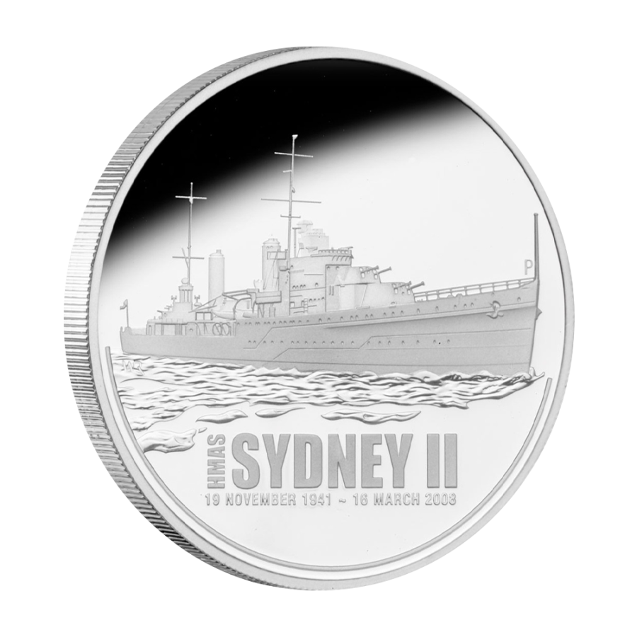 HMAS Sydney II 1oz Silver Proof Coin - 24h Shipping!