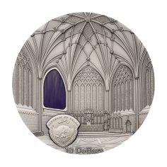 Tiffany Art Decorated 2 oz silver coin antiqued Palau - 24h Shipping! 2