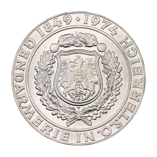 Silver Coin 125th anniversary of the Austrian police force - 24h Shipping!