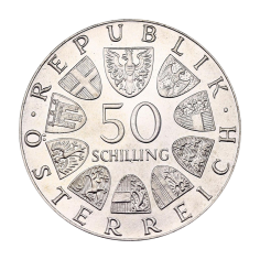 Silver Coin 125th anniversary of the Austrian police force - 24h Shipping! 2