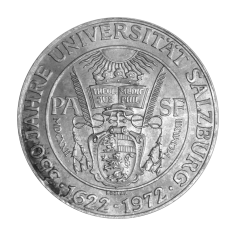 350th Anniversary - Salzburg University - Silver Coin - 24h Shipping!