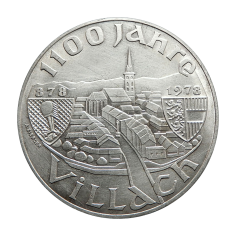 Silver Coin 1100th Anniversary of Villach - 24h Shipping!