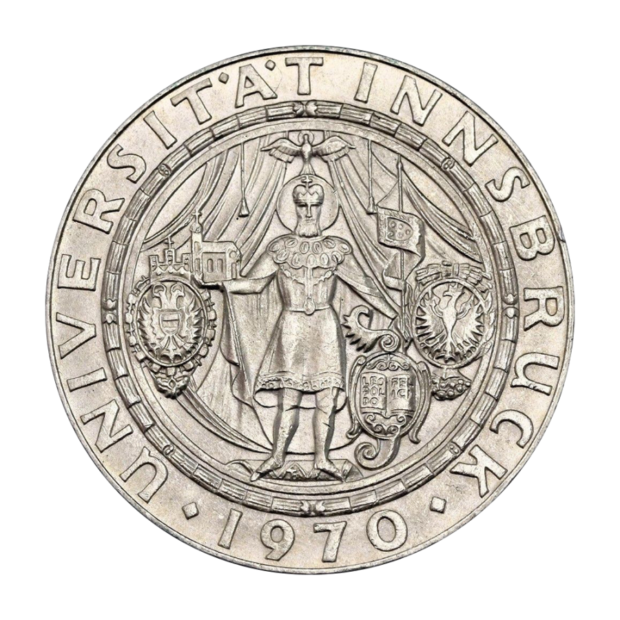 Silver 50 Schillings (Innsbruck University) - 24h Shipping!