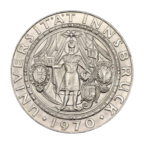 Silver 50 Schillings (Innsbruck University) - 24h Shipping!