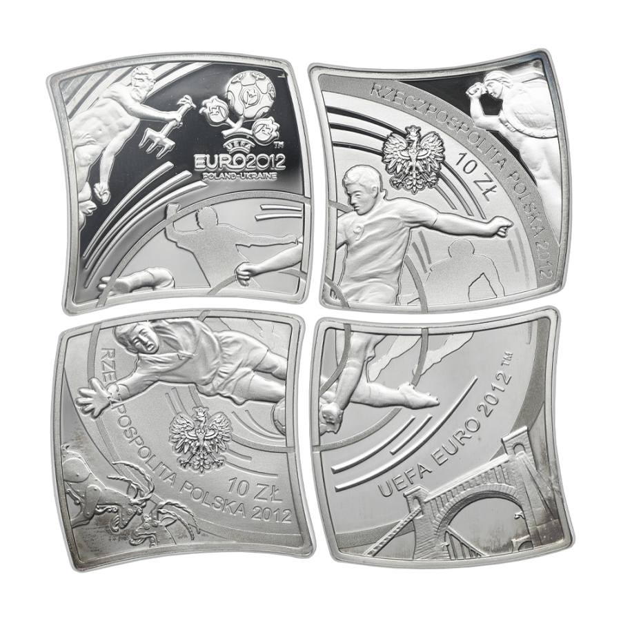 Silver Proof Coin – UEFA EURO 2012 Commemorative - 24h Shipping!