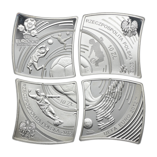 Silver Proof Coin – UEFA EURO 2012 Commemorative - 24h Shipping!