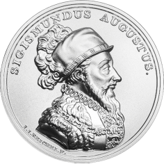 Silver Collector Coin – Treasures of Stanisław August: Sigismund II Augustus - 24h Shipping!