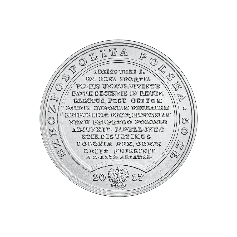 Silver Collector Coin – Treasures of Stanisław August: Sigismund II Augustus - 24h Shipping!