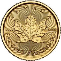 1/20 oz Canadian Maple Leaf Gold Coin - 24h Shipping!