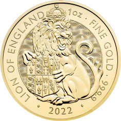 1 oz Gold The Royal Tudor Beasts The Lion of England - 24h Shipping!