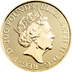 1 oz Gold The Royal Tudor Beasts The Lion of England - 24h Shipping! 2