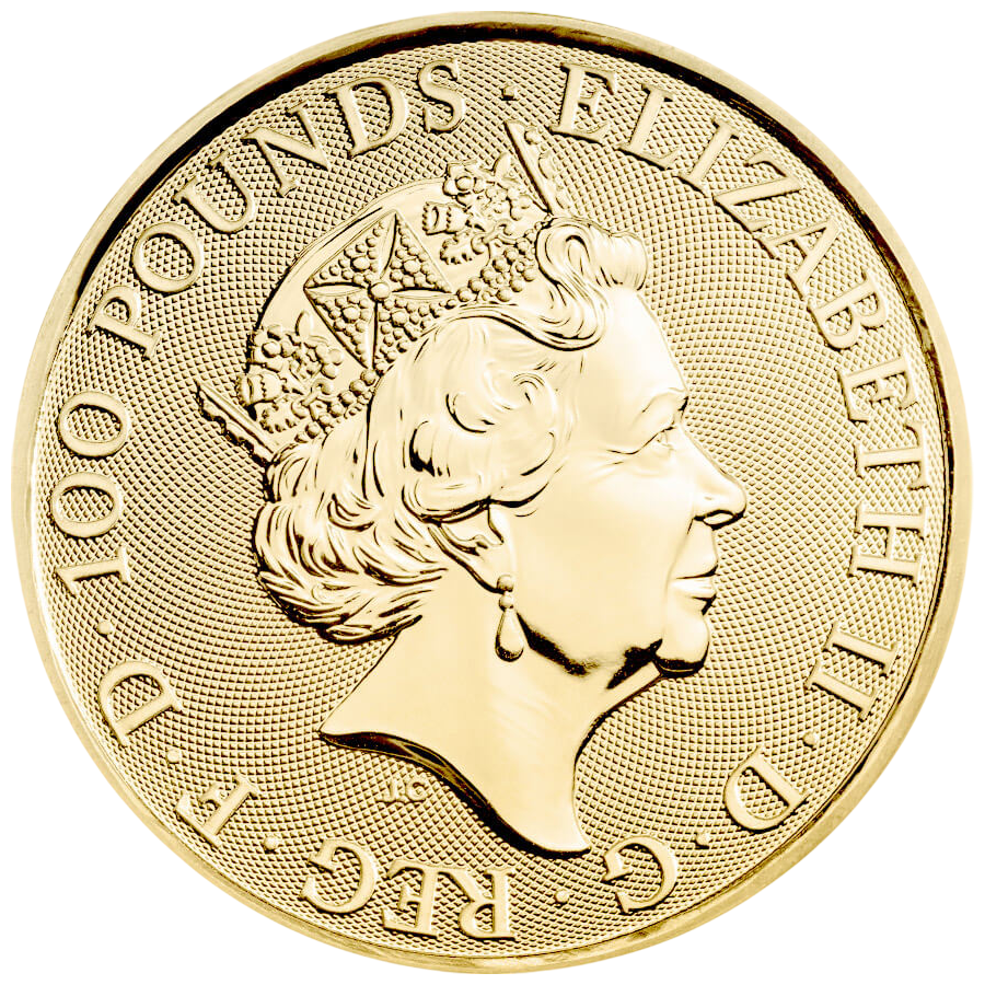 1 oz Gold The Royal Tudor Beasts The Lion of England - 24h Shipping!