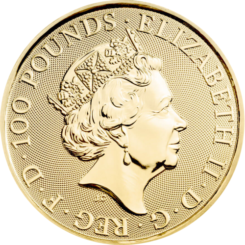 1 oz Gold The Royal Tudor Beasts The Lion of England - 24h Shipping!