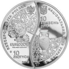 10 Zlotych 2012 UEFA European Football Championship - 24h Shipping! 2