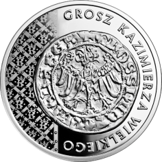Poland 20 Zloty 2015 Silver Proof Coin – Grosz of Casimir the Great (History of Polish Coin Series) - 24h Shipping!
