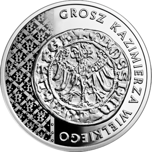 Poland 20 Zloty 2015 Silver Proof Coin – Grosz of Casimir the Great (History of Polish Coin Series) - 24h Shipping!