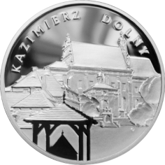 srebrna-moneta-zabytki-kultury-materialnej-w-polsce-kazimierz-dolny-rewers