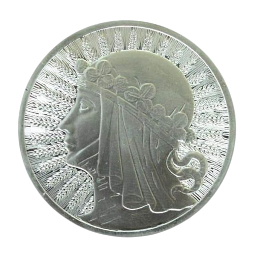 Queen Jadwiga – Head of a Woman — 1 oz Silver Coin - 24h Shipping!