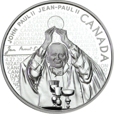 Silver Coin Pope John Paul II - 24h Shipping!