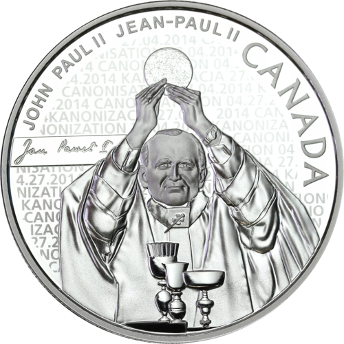 Silver Coin Pope John Paul II - 24h Shipping!
