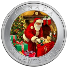 Santa's Magical Visit - Lenticular Coin - 24h Shipping!