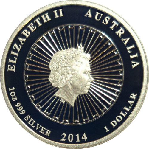 Shell Coin: Australian Abalone - Pure Silver Coin - 24h Shipping!