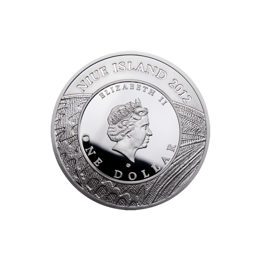 Niue 1 dollar Butterflies Ornithoptera Goliath Butterfly Fauna silver coin - 24h Shipping!