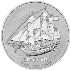 Cook Islands 1 oz Silver Bounty - 24h Shipping!