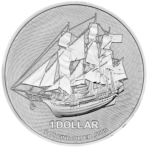 Cook Islands 1 oz Silver Bounty - 24h Shipping!