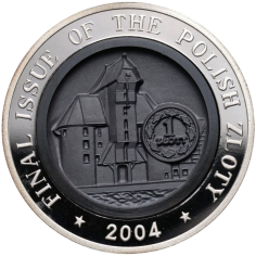 2004 Silver Coin – Final Issue of the Polish Złoty - 24h Shipping!