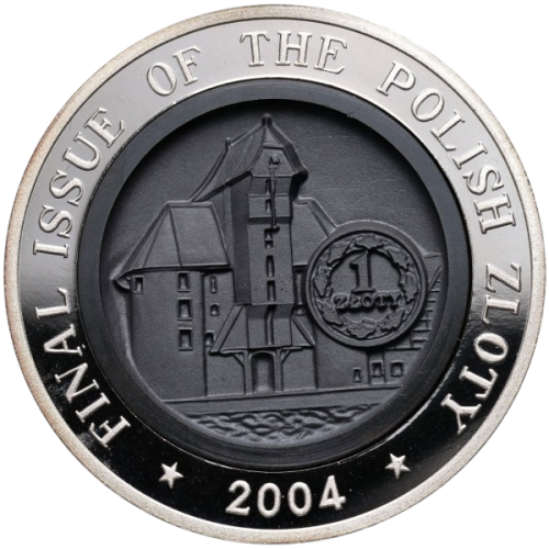 2004 Silver Coin – Final Issue of the Polish Złoty - 24h Shipping!
