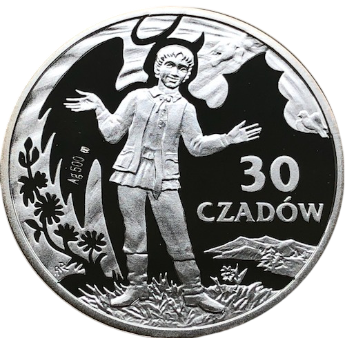 srebrna-moneta-30-czadow-ustrzyki-dolne-awers