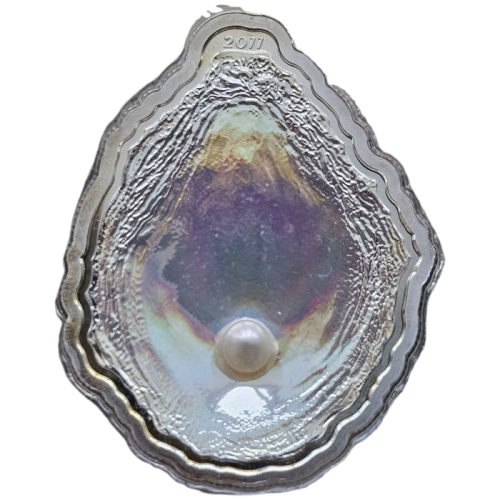 Silver Coin – Sea Treasures: Oyster - 24h Shipping!