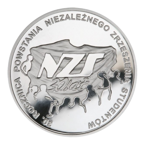 srebrna-moneta-30-rocznica-powstania-niezaleznego-zrzeszenia-studentow-rewers