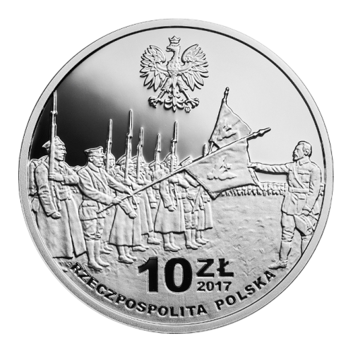 Silver coin 100th anniversary of the Polish National Committee - 24h Shipping!