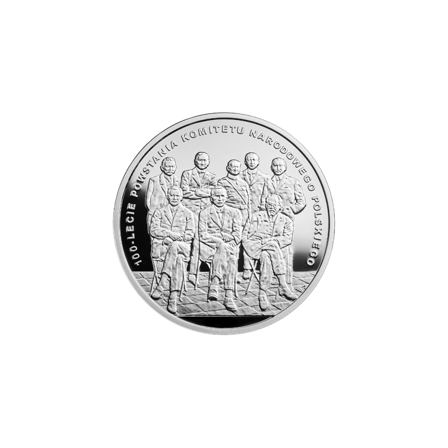 Silver coin 100th anniversary of the Polish National Committee - 24h Shipping!