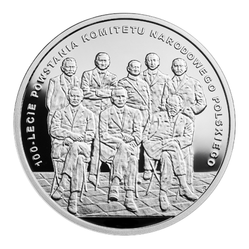 Silver coin 100th anniversary of the Polish National Committee - 24h Shipping!