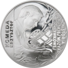 Silver Coin History of Polish Popular Music: Krzysztof Komeda - 24h Shipping!