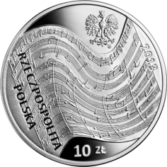 Silver Coin of Witold Lutoslawski - 24h Shipping! 2