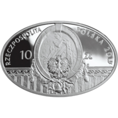 Silver coin 100 Years Of The Polish Theater In Warsaw - 24h Shipping! 2