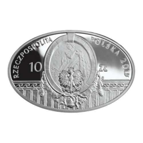 Silver coin 100 Years Of The Polish Theater In Warsaw - 24h Shipping!