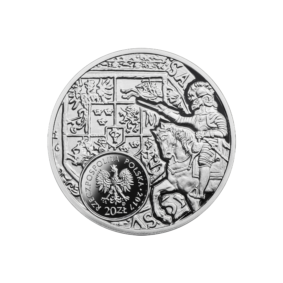 Silver Coin History of Polish Coins: Talar Władysław IV - 24h Shipping!