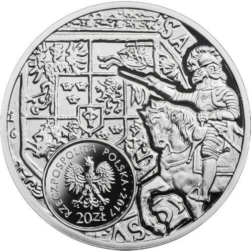 Silver Coin History of Polish Coins: Talar Władysław IV - 24h Shipping!