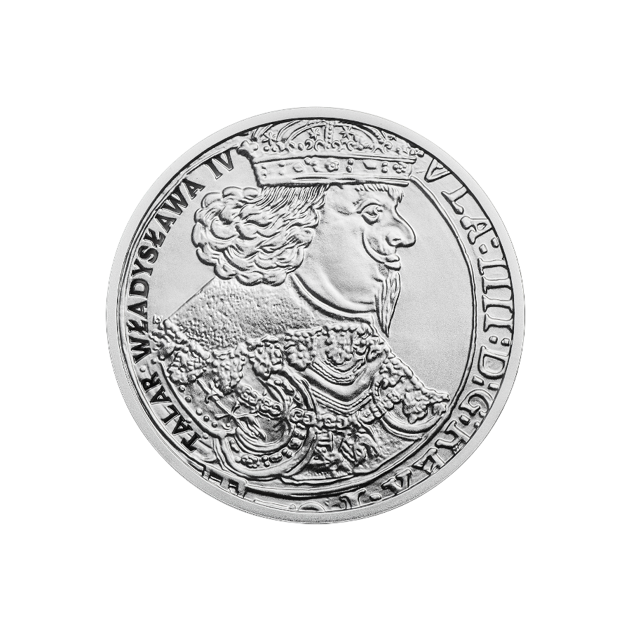 Silver Coin History of Polish Coins: Talar Władysław IV - 24h Shipping!