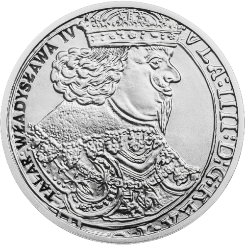 Silver Coin History of Polish Coins: Talar Władysław IV - 24h Shipping!