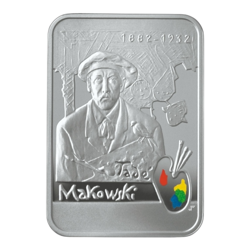 Silver Coin Polish Painters of the Turn of 19th & 20th Centuries: Tadeusz Makowski - 24h Shipping!