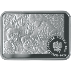 Silver Coin Polish Painters of the Turn of 19th & 20th Centuries: Stanisław Wyspiański - 24h Shipping! 2