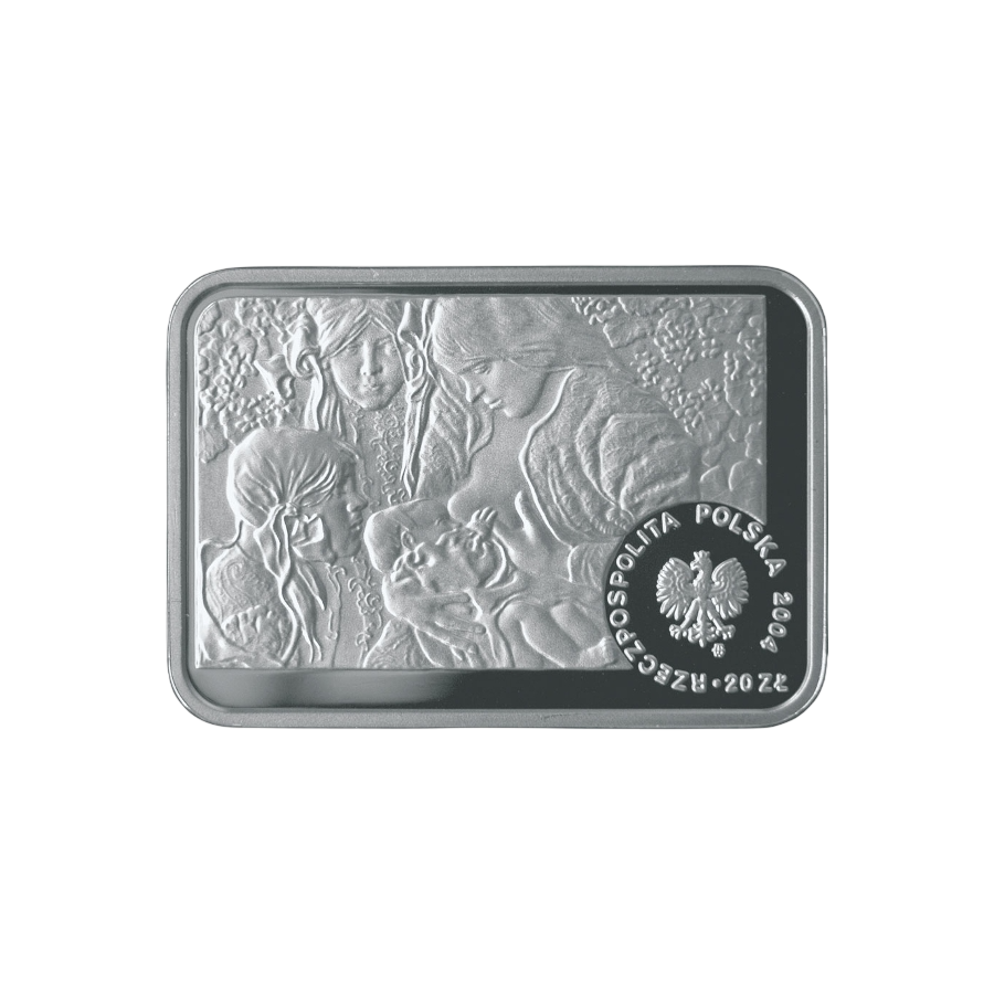 Silver Coin Polish Painters of the Turn of 19th & 20th Centuries: Stanisław Wyspiański - 24h Shipping!